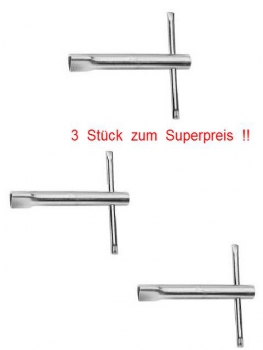 Pollerschlüssel - einfach - SET = 3 Stück