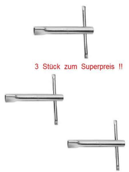 Pollerschlüssel - einfach - SET = 3 Stück